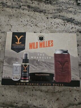 Wild Willies The Wrangler Kit - Men's Grooming Gift Set in Brown